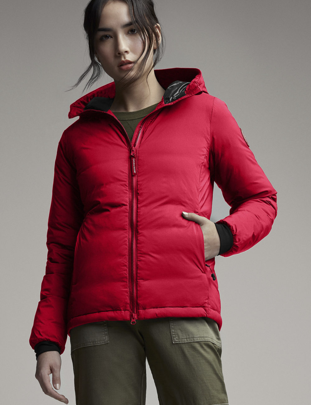 Canada Goose Camp Hoody Matte Finish Womens Weaver and Devore