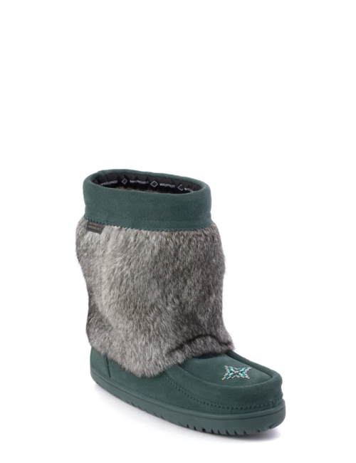 60171 WP Half Suede Mukluk - Sage (1) 60171 WP Half Suede Mukluk - Sage (1)