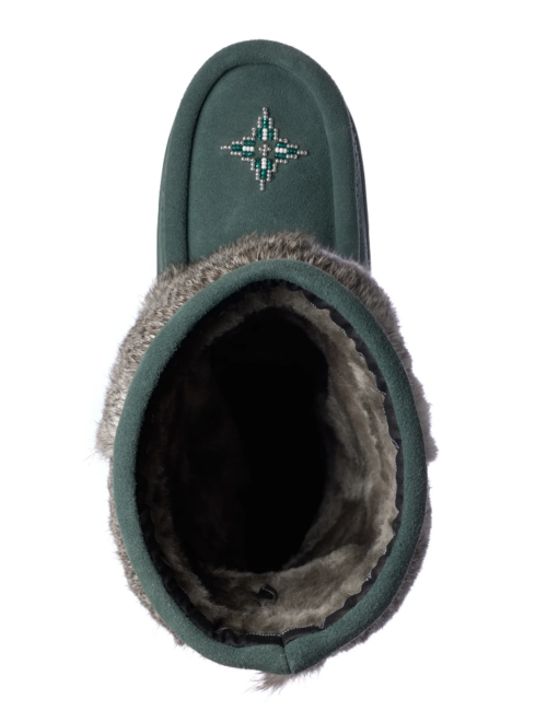 60171 WP Half Suede Mukluk - Sage (2) 60171 WP Half Suede Mukluk - Sage (2)