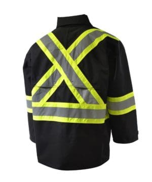 #87-R991REF Ganka Rain Jacket Black (2)