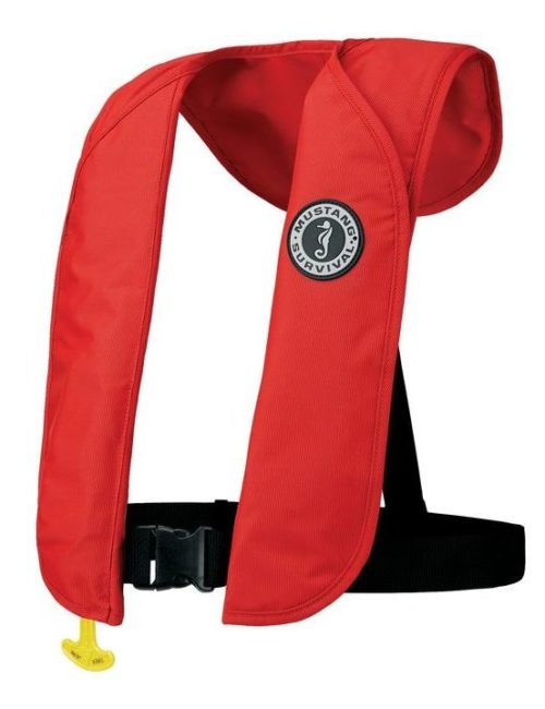 #MD4032 Mustang PFD Vest Automatic - Red (1)