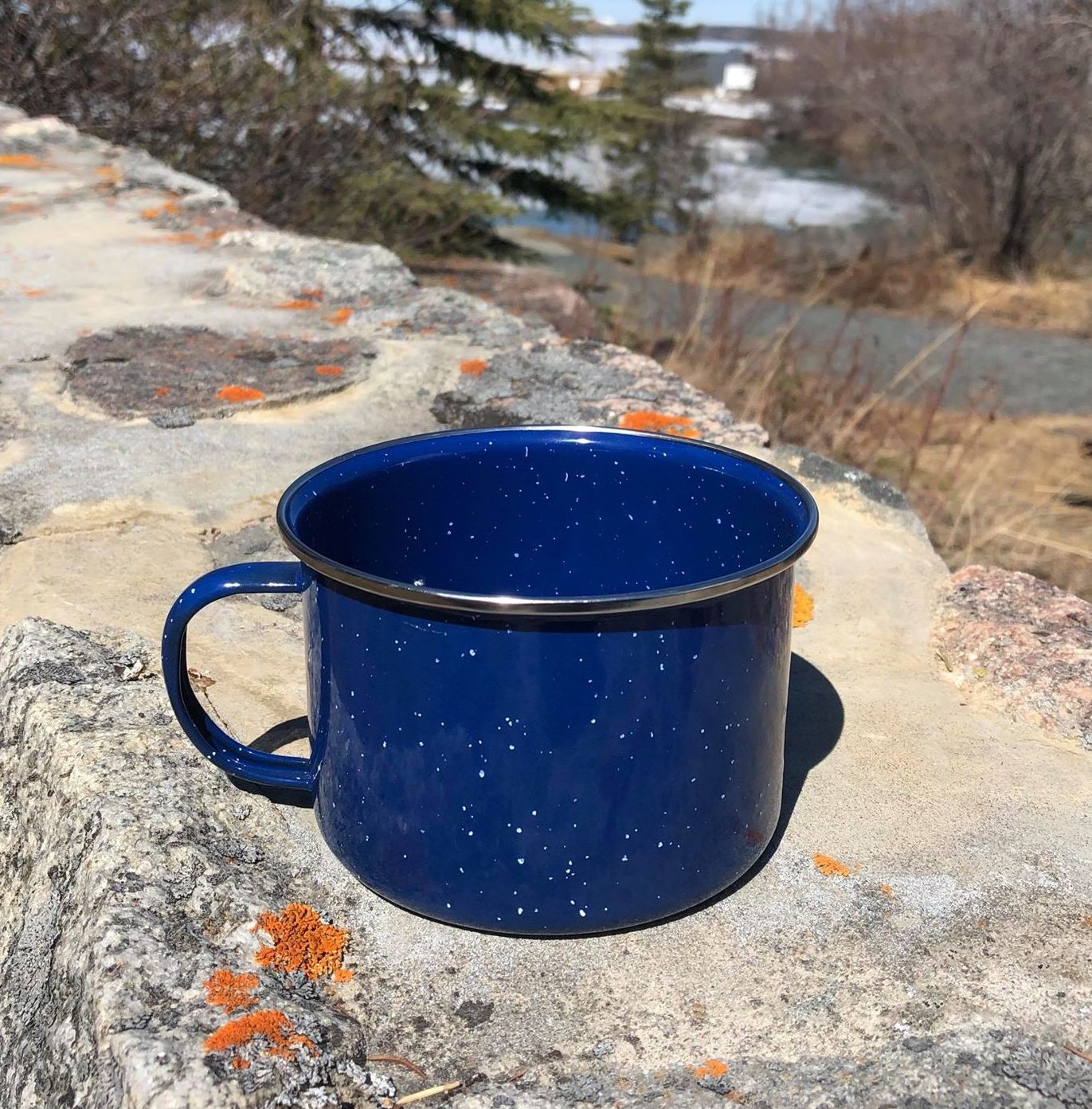 World Famous Enamel Chili Mug Weaver & Devore Trading Ltd