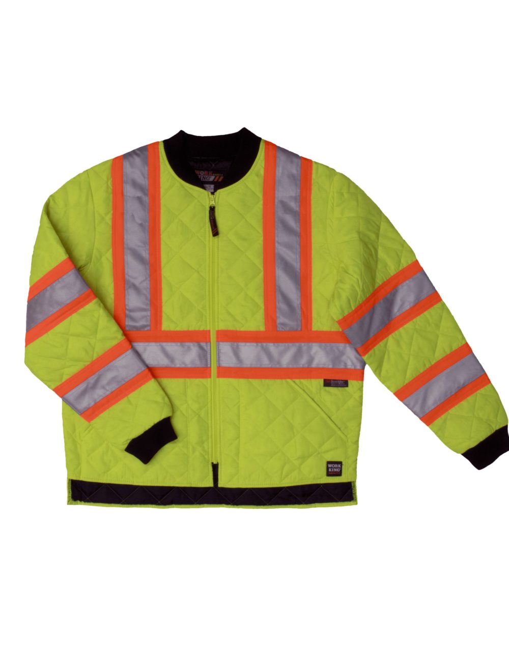 Tough Duck Quilted Safety Jacket Weaver and Devore Trading Ltd