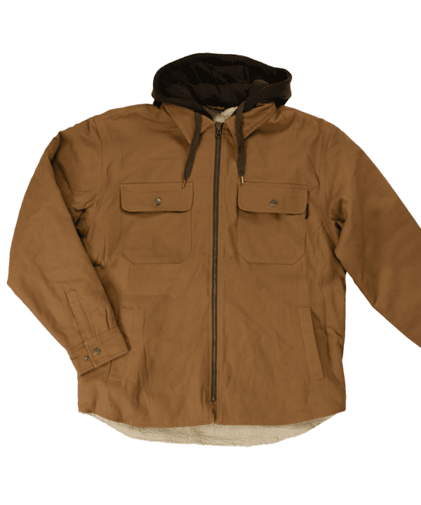 Tough Duck Sherpa Lined Duck Jacket Weaver and Devore Trading Ltd