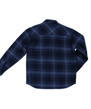 WS071 Tough Duck Bonded Flannel Shirt – Blue (1)