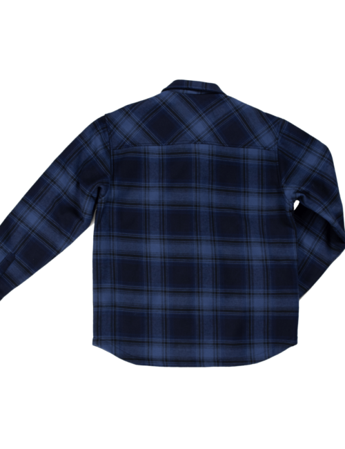 WS071 Tough Duck Bonded Flannel Shirt - Blue (1)