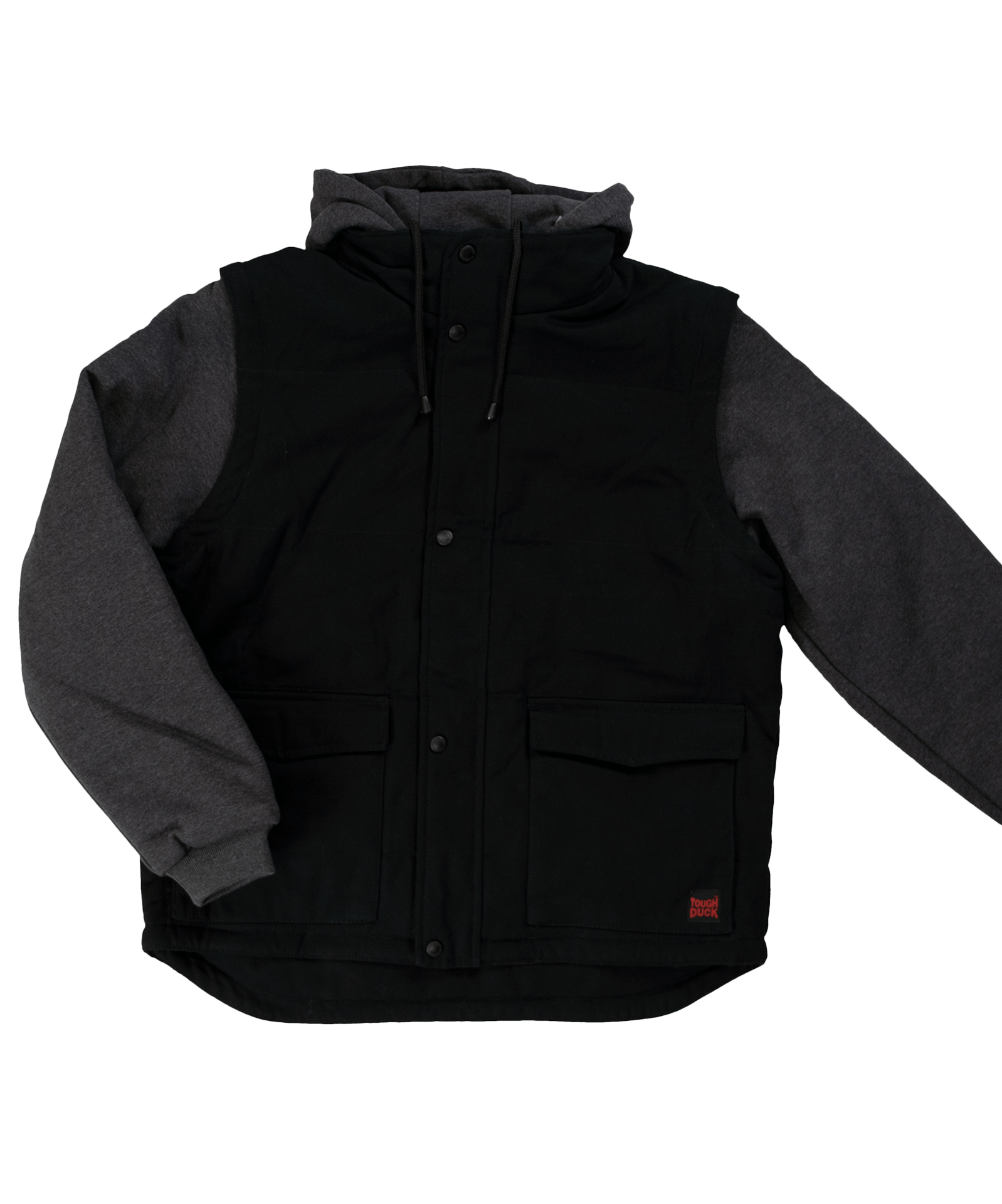Tough Duck Hoody to Vest Convertable Jacket - Weaver and Devore
