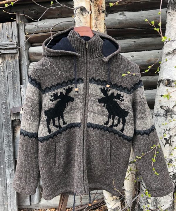 Rocky Mountain Outfitters Wool Sweater Moose Weaver and Devore Trading Ltd