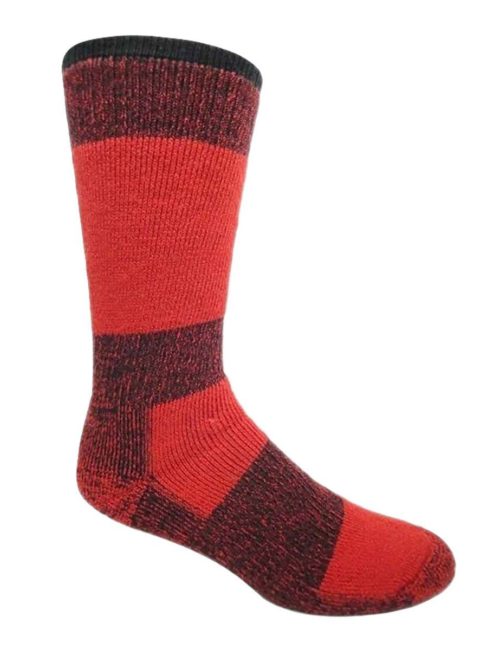 8995-8992 J.B. Field's Icelandic -30 Merino Wool Sock Red