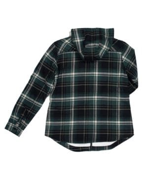 WS12 Tough Duck Women’s Pile-Lined Flannel Jacket – Green (2)