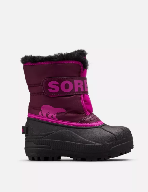 NC1960 Sorel Childrens Snow Commander - Purple Dahlia (1) NC1960 Sorel Childrens Snow Commander - Purple Dahlia (1)