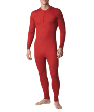 8800 Stanfields Two Layer Wool Combo Red