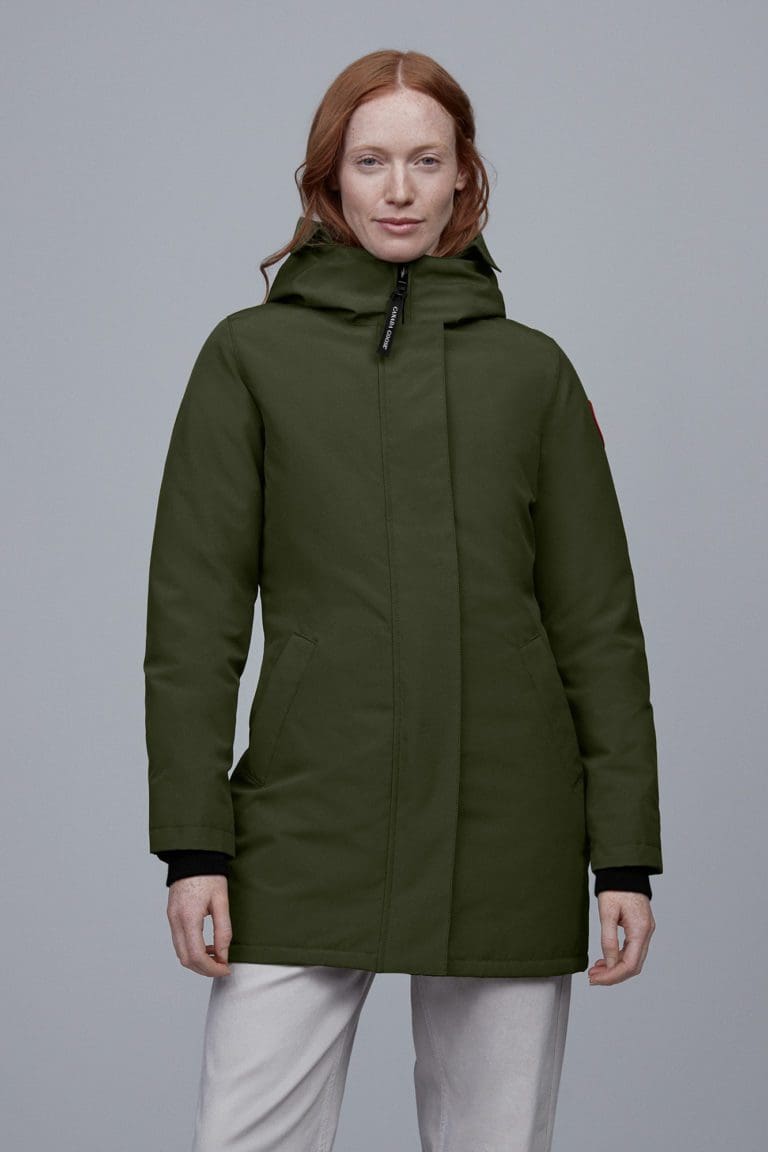 3037L Victoria Parka – Military Green (2)