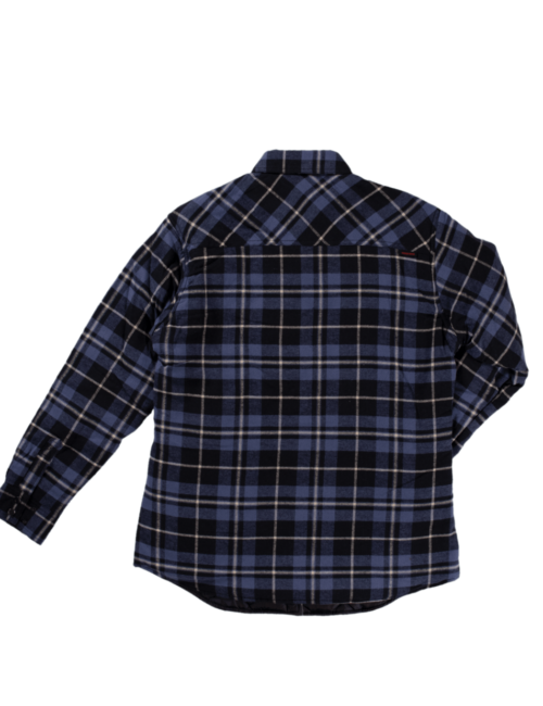 WS111 Tough Duck Women's Quilt Lined Flannel Shirt - Blue (2)