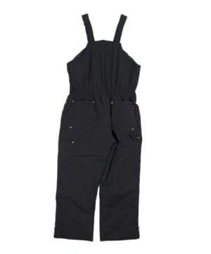 WB03 Tough Duck Insulated Canvas Bib – Black (2)