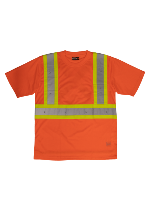 S392 TD SS Safety Shirt - Orange (1)