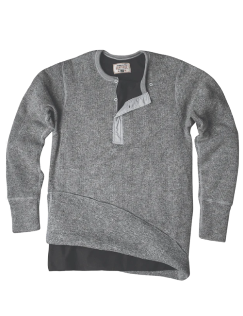 1315L Stanfields Fleece Lined Heavy Weight Wool Henley Shirt (2) 1315L Stanfields Fleece Lined Heavy Weight Wool Henley Shirt (2)