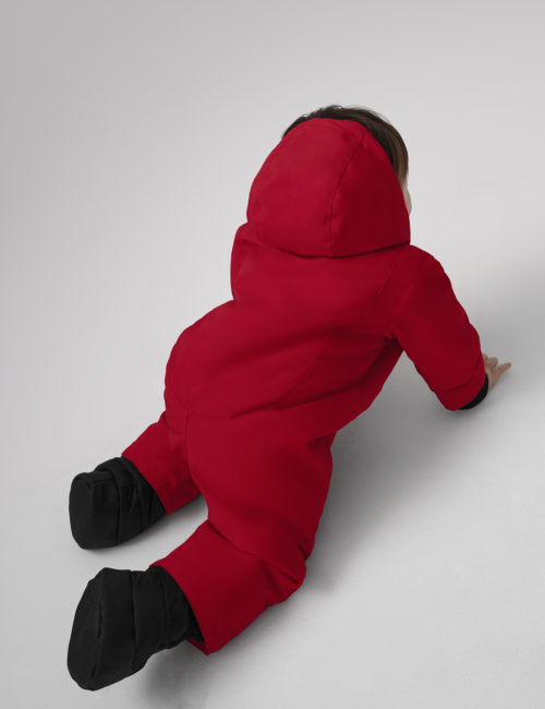 4577B Baby Lamb Snowsuit - Fortune Red (4) 4577B Baby Lamb Snowsuit - Fortune Red (4)