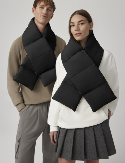 6899U CG Puffer Scarf - Black (2) 6899U CG Puffer Scarf - Black (2)